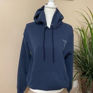 Disney Parks Mickey Mouse Hoodie Medium Navy Kangaroo Packet